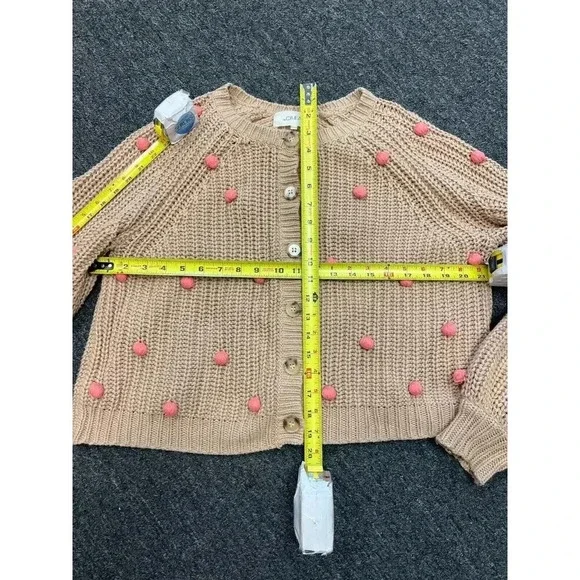 The Great Pink Bobble Sophomore Crew Neck Knitted Cardigan Sweater Sz 1 …